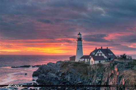 Cape Elizabeth Lighthouse Along the Maine Coast | HDR Photography by ...