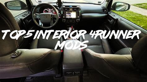 My top 5 interior 4Runner mods - YouTube