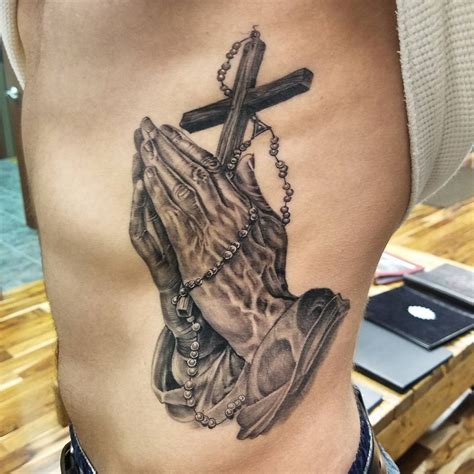 60 Praying Hands Tattoo Designs - Show Devoutness and Religious Belief