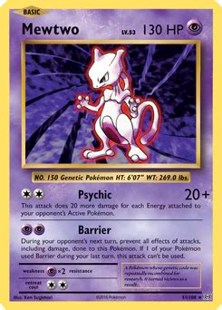 Mewtwo | XY—Evolutions | TCG Card Database | Pokemon.com