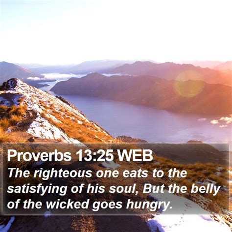 Proverbs 13 Scripture Images - Proverbs Chapter 13 WEB Bible Verse Pictures