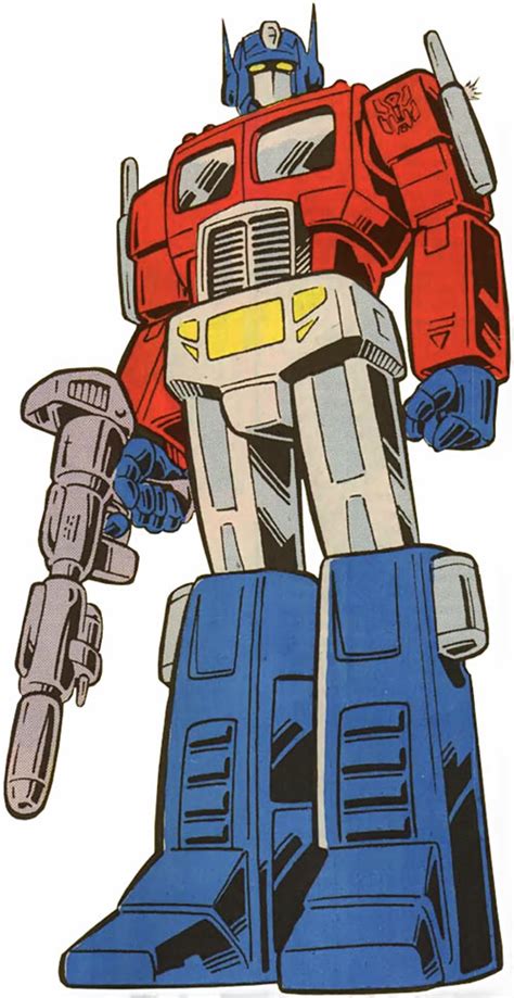 Optimus Prime - Transformers G1 version - Marvel Comics - Character ...