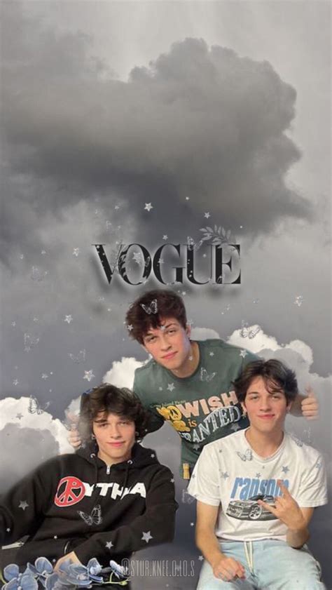 Sturniolo Triplets by johnny orlando claim a track aesthetic white cloud wallpaper Cloud ...