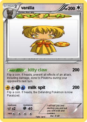 Pokémon vanilla 42 42 - kitty claw - My Pokemon Card