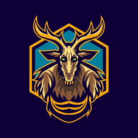 Premium Vector | Wendigo sport logo illustration