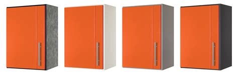 Orange-doors - GarageStorageCabinets.com