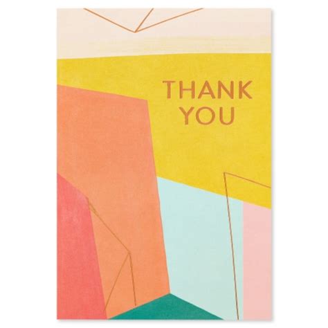 American Greetings Thank You Card - Geometric (#53), 1 ct - Kroger