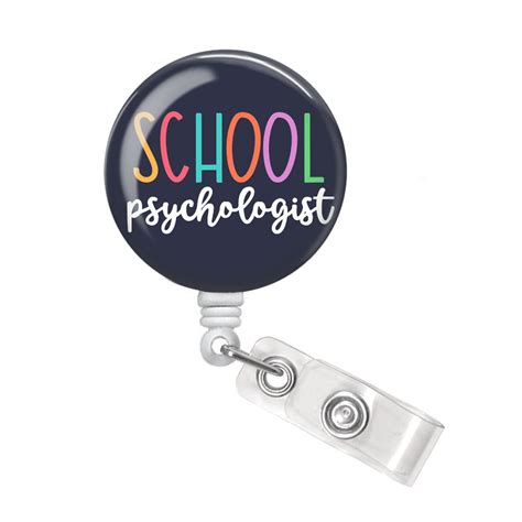 School Psychologist Badge Reel School Counselor Badge Reel - Etsy