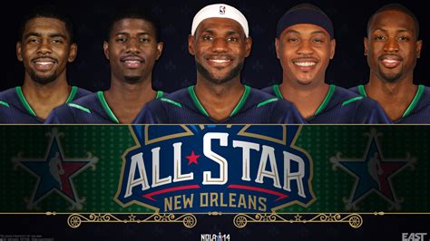 2014 NBA All-Star East Starters 1920×1080 Wallpaper | Basketball ...