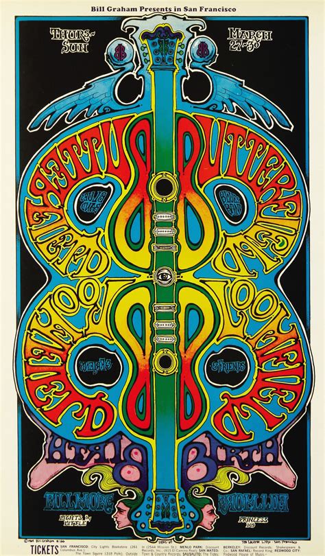 Fillmore West (San Francisco) Concert Poster — The...