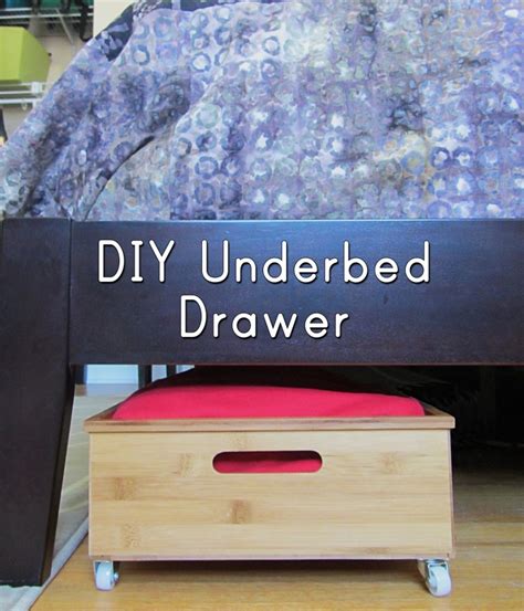 Under bed storage: DIY underbed drawers - Pins and Procrastination