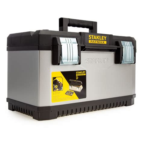 Toolstop Stanley 1-95-615 Fatmax Metal Plastic Toolbox 20 Inch / 50cm