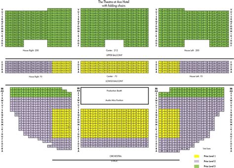 The Most Incredible along with Stunning the theatre at ace hotel seating chart | Seating charts ...