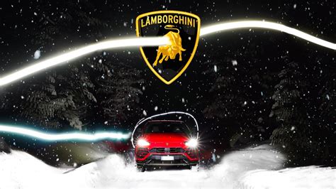 LIGHT PAINTING THE LAMBORGHINI URUS! / SNOW TOUR (Part 2) - YouTube