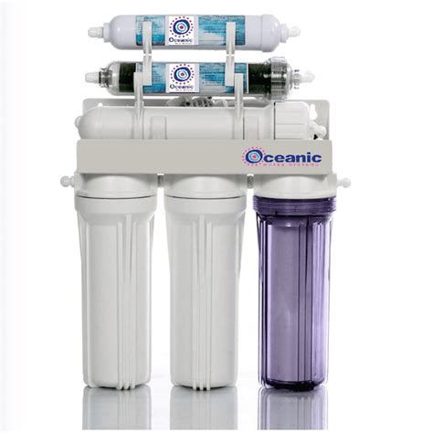 50 GPD | Portable Reverse Osmosis Dual Outlet Use (Drinking + 0 TDS Aquarium Reef / Deionization ...