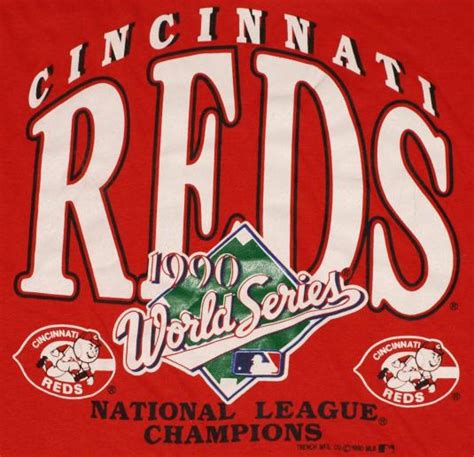 Vintage 1990 Cincinnati Reds World Series T-Shirt