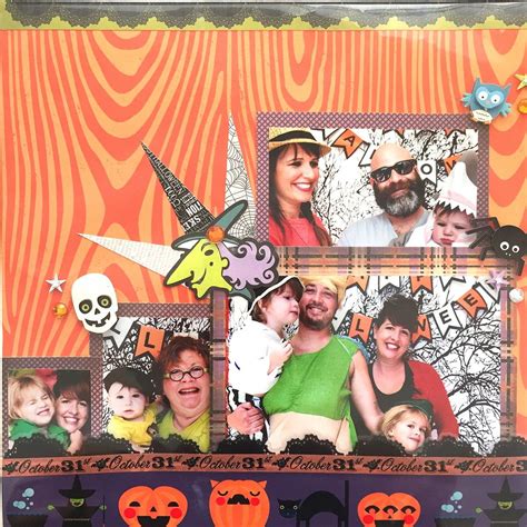 Halloween Scrapbook Layouts to Inspire Your October Daily Album ...