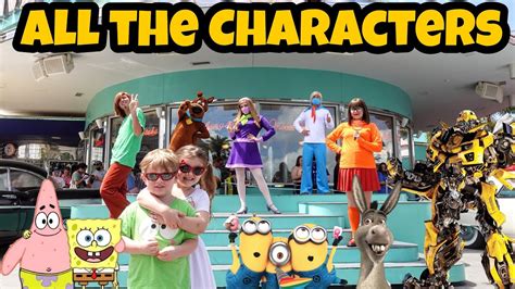 All The Characters at Universal Studios Orlando | Character Meet ...