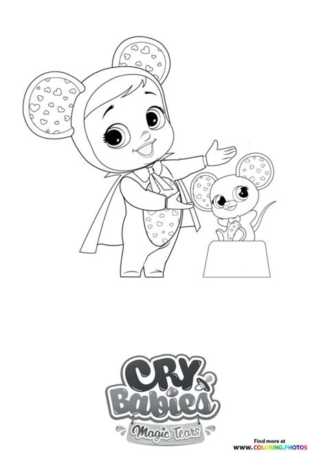 Lala cooking - Cry Babies - Coloring Pages for kids