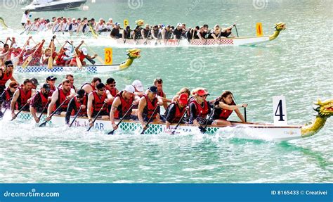 Dragon Boat Race editorial stock photo. Image of competition - 8165433