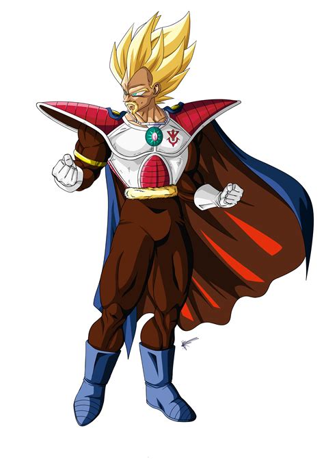 King Vegeta ssj by Unkoshin on DeviantArt