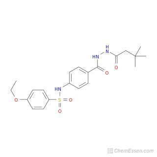 N-{4-[(3,3-dimethylbutanehydrazido)carbonyl]phenyl}-4-ethoxybenzene-1-sulfonamide Structure ...