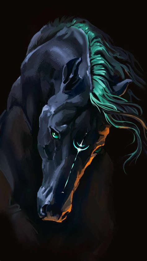 Horse Art IPhone Wallpaper - IPhone Wallpapers : iPhone Wallpapers | Mythical creatures art ...