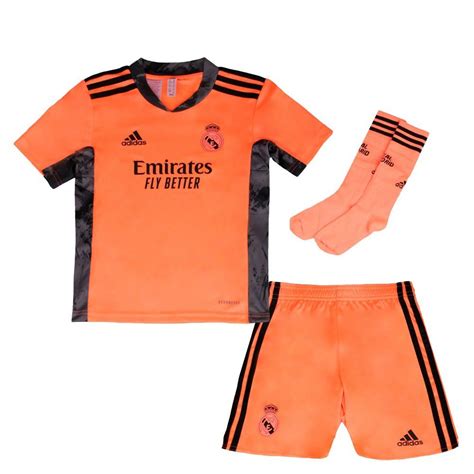 Real Madrid Kids Away Goalkeeper Kit 2020/21 | Official Adidas