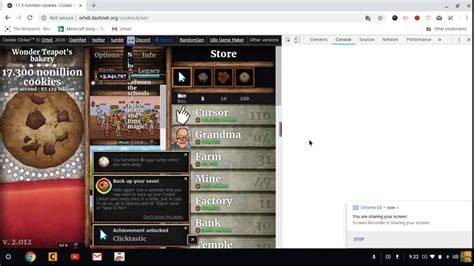 Awesome Cookie Clicker Hack Using Console! - YouTube