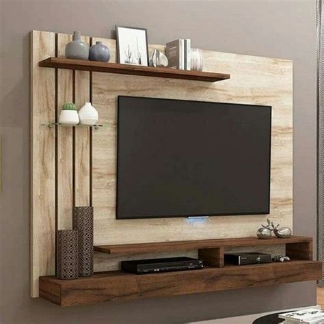 Wooden TV Wall Unit, for Home, Color : Brown at Rs 1,100 / Square Feet in Mumbai | A A Interio ...