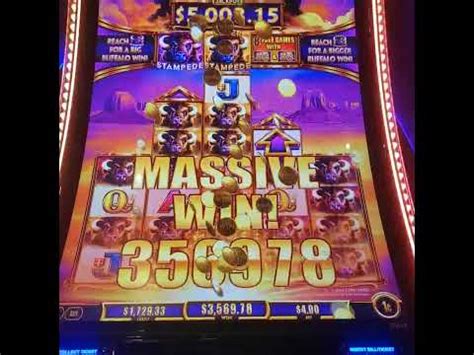 MASSIVE Jackpot Handpay on Buffalo Ascension Slot Machine Super Stampede - YouTube