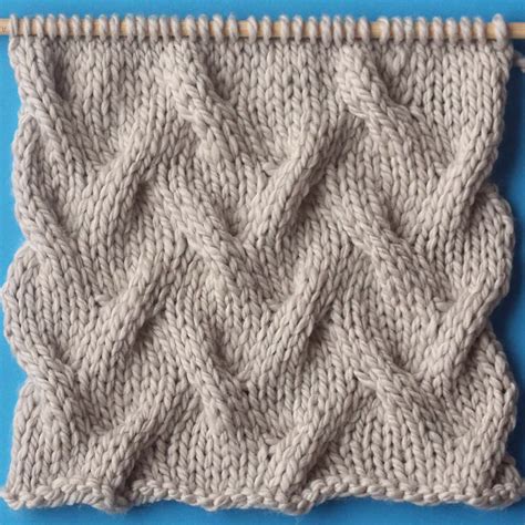 Sand Cable Stitch Knitting Pattern - Studio Knit