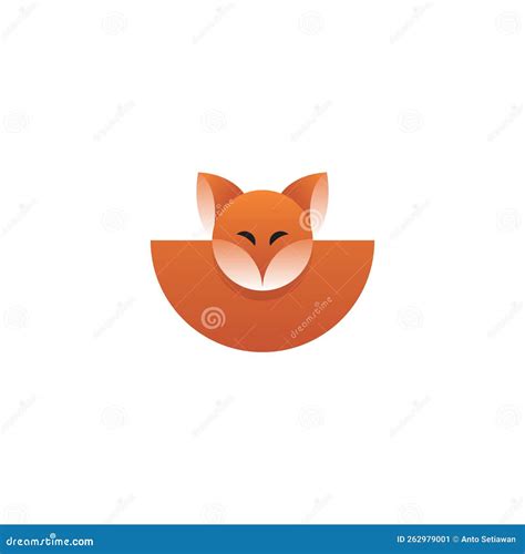 Cute Fox Logo. Fox Kids Icon. Fox Vector Illustration Stock Vector - Illustration of design ...