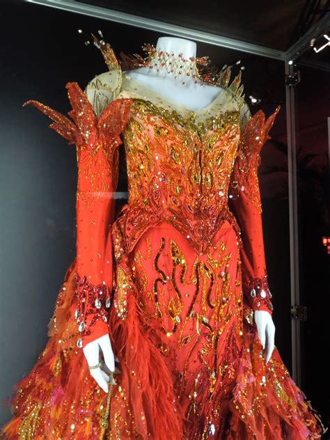 Cruella de Vil's 102 Dalmatians flame dress worn by Glenn Close on display... | Hollywood Movie ...