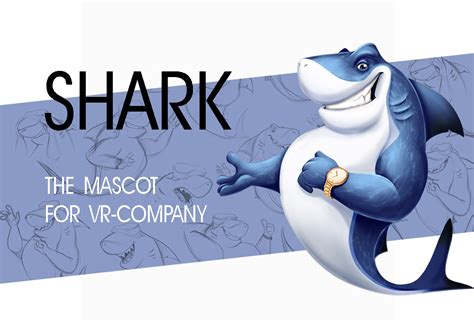 SHARK character design concept on Behance