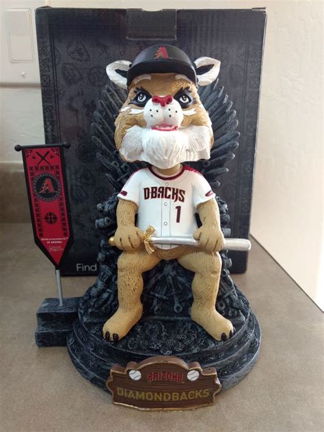 Arizona Diamondbacks Mascot, Baxter, Game of Thrones Bobblehead | Arizona diamondbacks, Bobble ...