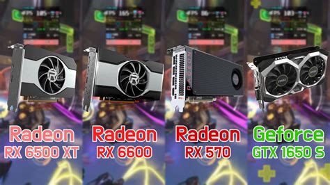 Radeon RX 6500 XT vs RX 6600 vs RX 570 vs GTX 1650 Super with i9-12900K ...