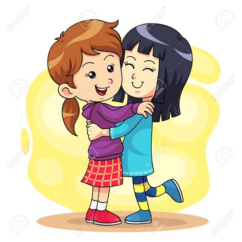 friends hugging each other clipart - Clipground