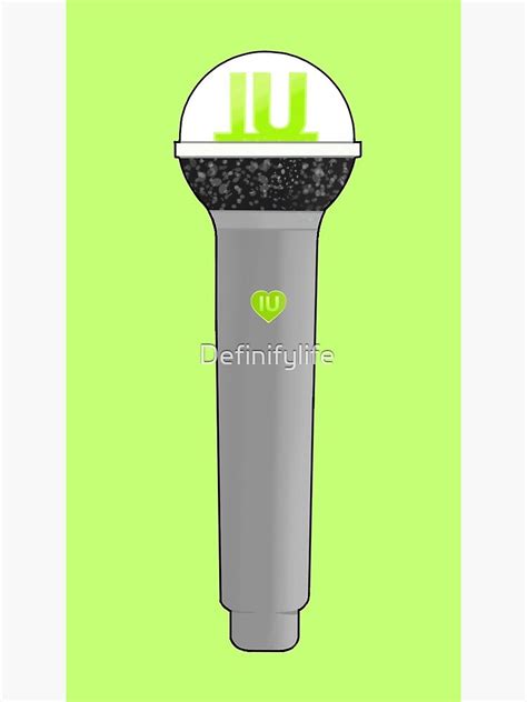 "IU Lightstick" Canvas Print by Definifylife | Redbubble