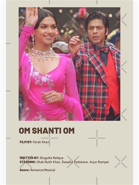 "Om Shanti Om - minimalist movie poster " Poster for Sale by •°¤*★*¤°Bollywood °¤*★*¤°• | Redbubble