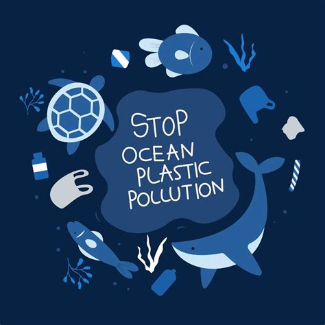 Stop Ocean Plastic Pollution Ecological Poster Poster - vrogue.co