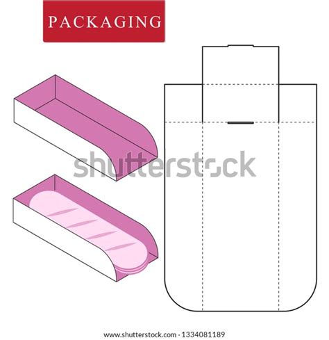 Packaging Design Take Away Food Stock Vector (Royalty Free) 1334081189 ...