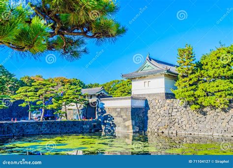Imperial Palace in Tokyo Japan Stock Image - Image of nijubashi, stone: 71104127