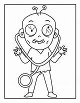 Halloween Coloring Pages For Kids Monster Mash Collection  Etsy sketch template