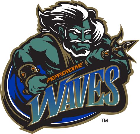 Pepperdine Waves Logo - Primary Logo - NCAA Division I (n-r) (NCAA n-r ...