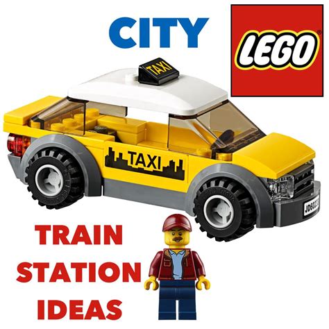 LEGO City Taxi Cab Car Vehicle Train Railway Station Ideas 60197 60198 GIFT TOYS | eBay in 2022 ...