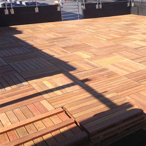 Ipe Deck Tiles • Decks Ideas