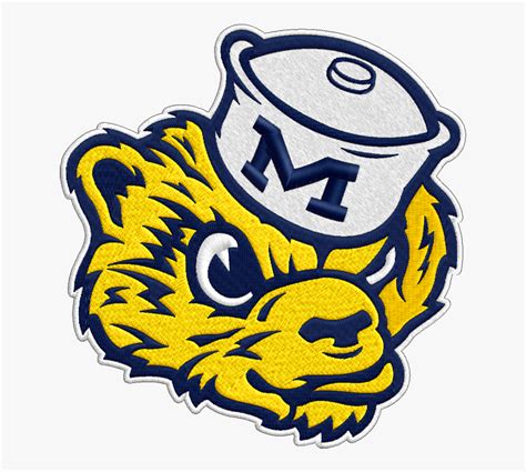 Michigan Wolverines Vintage Logo Clipart - Vintage Michigan Wolverines ...