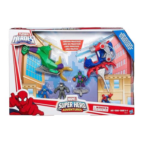 Playskool Marvel Super Hero Adventures Spider-Man?s Copter Pack Hasbro ...