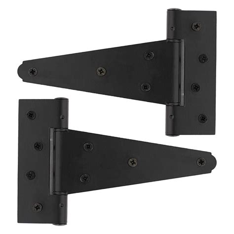 Buy Rural365 Triangle Door Hinge 2Pk - Extra Heavy 6 Inch T-Strap ...